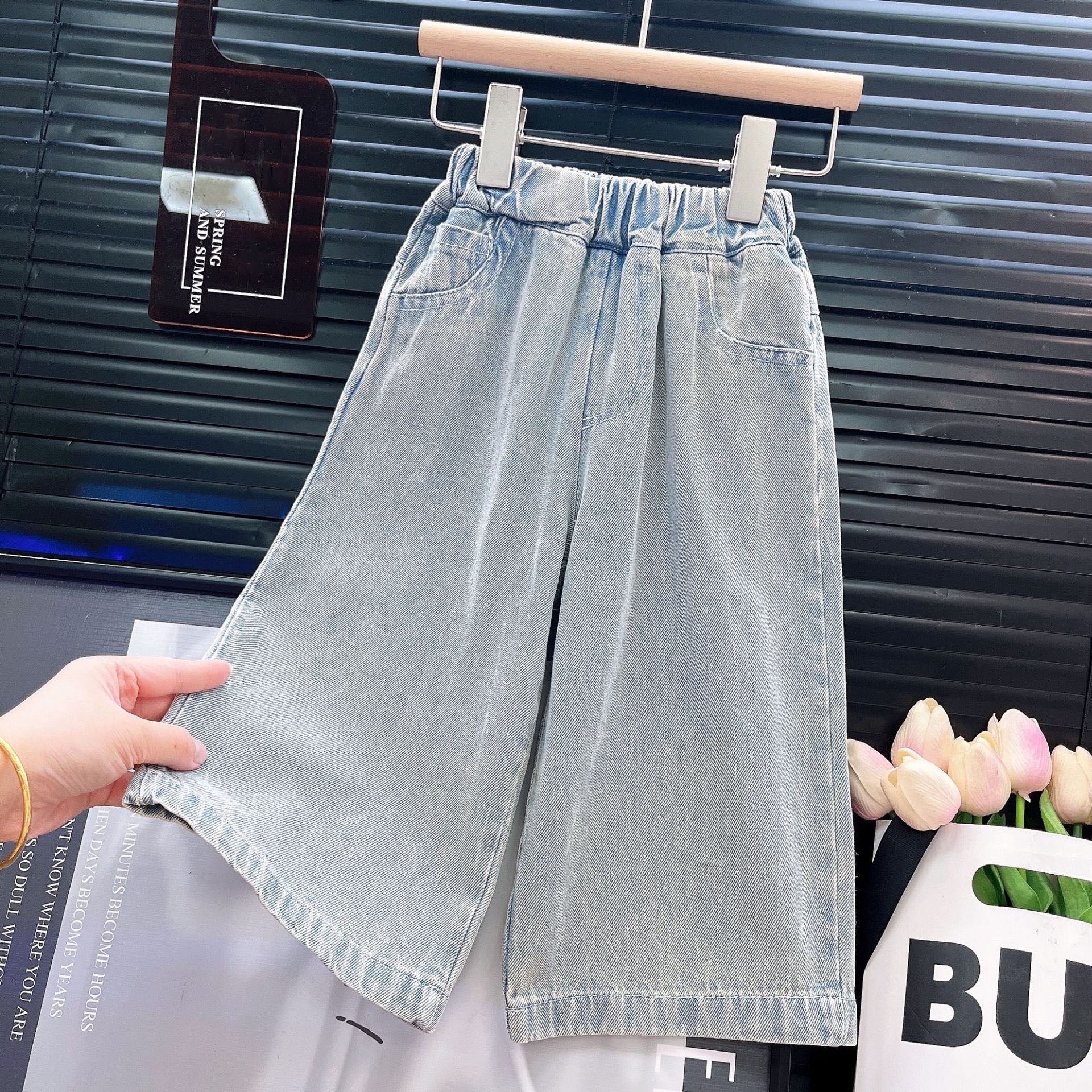 [363907] - One Set 3in1 Baju Setelan Atasan Lengan Panjang Vest Kutung Denim Bawahan Celana Panjang Denim Fashion Anak Cewek Perempuan - Motif 3D Animal Face - BABYHOKI STORE - BABYHOKI STORE