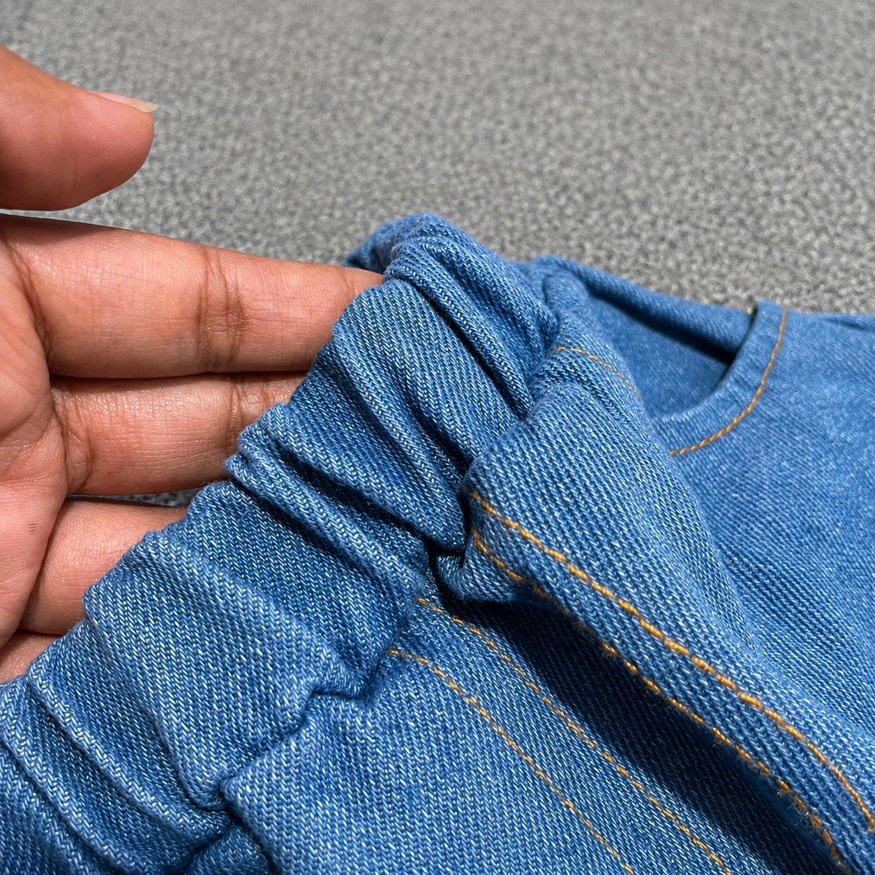 [368594] - Bawahan Celana Pendek Jeans Anak Laki Laki Style Trendi - Motif Rips