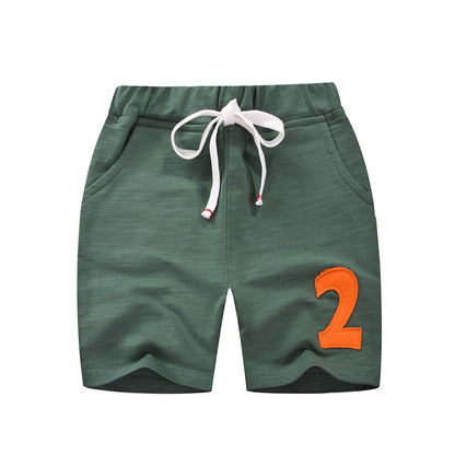 [370174] - Celana Santai Anak / Celana Pendek Anak - Motif The Numbers