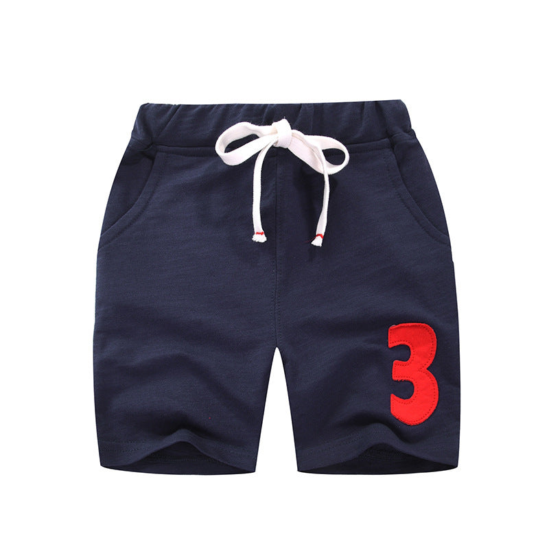 [370174] - Celana Santai Anak / Celana Pendek Anak - Motif The Numbers