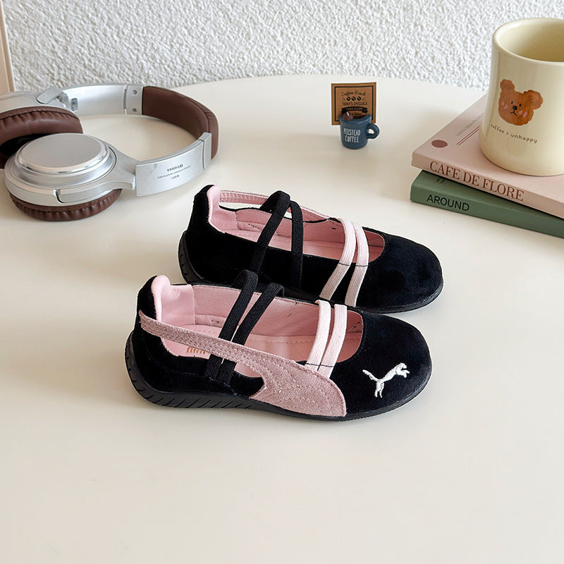 [Sepatu Anak Perempuan Size 26] - Shoes Sneakers Formal Fashionable Trendi Kekinian Anak Cewek - Motif Pilihan - BABYHOKI STORE
