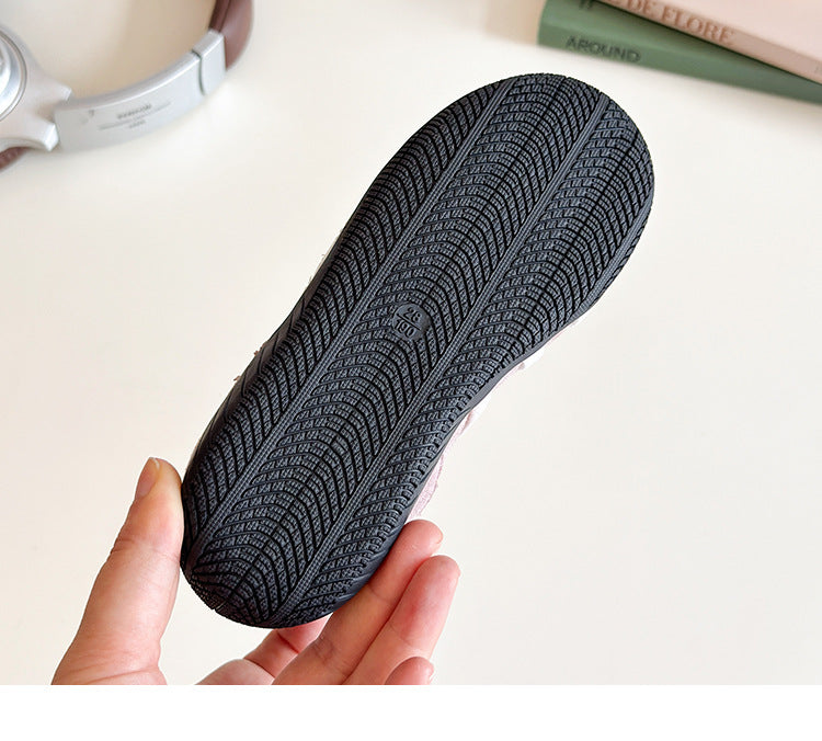 [381264 Size 21-35] - Sepatu Flat Slip On Sporty Anak Perempuan - Motif Basic Colour - BABYHOKI STORE