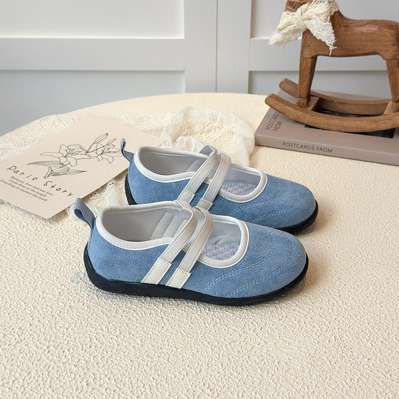 [381265 Size 21-35] - Sepatu Flat Slip On Sport Shoes Anak Perempuan Cewek - Motif Basic Colour - BABYHOKI STORE