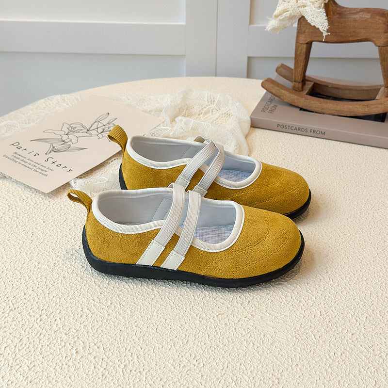 [381265 Size 21-35] - Sepatu Flat Slip On Sport Shoes Anak Perempuan Cewek - Motif Basic Colour - BABYHOKI STORE