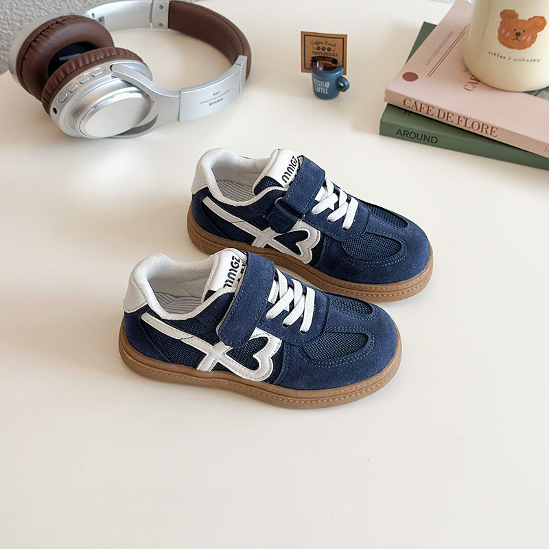 [381280 Size 27-36] - Sepatu Sneaker Sports Shoes Comfortable Anak Cowok dan Cewek - Motif Love Heart - BABYHOKI STORE