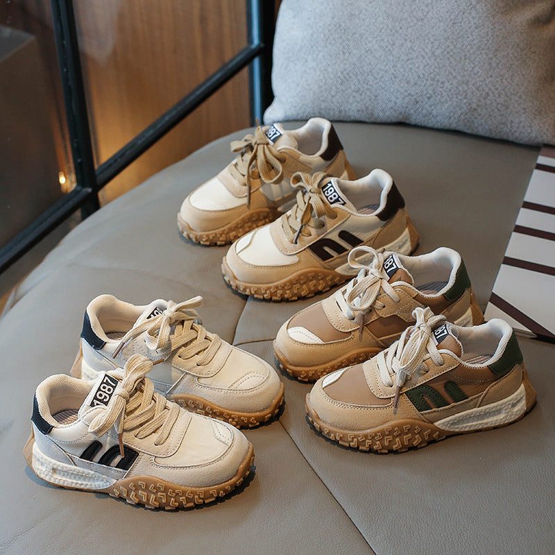 [381284 Size 27-37] - Sepatu Sneaker Sports Shoes Korean Style Anak Cowok dan Cewek - Motif Mix Color - BABYHOKI STORE