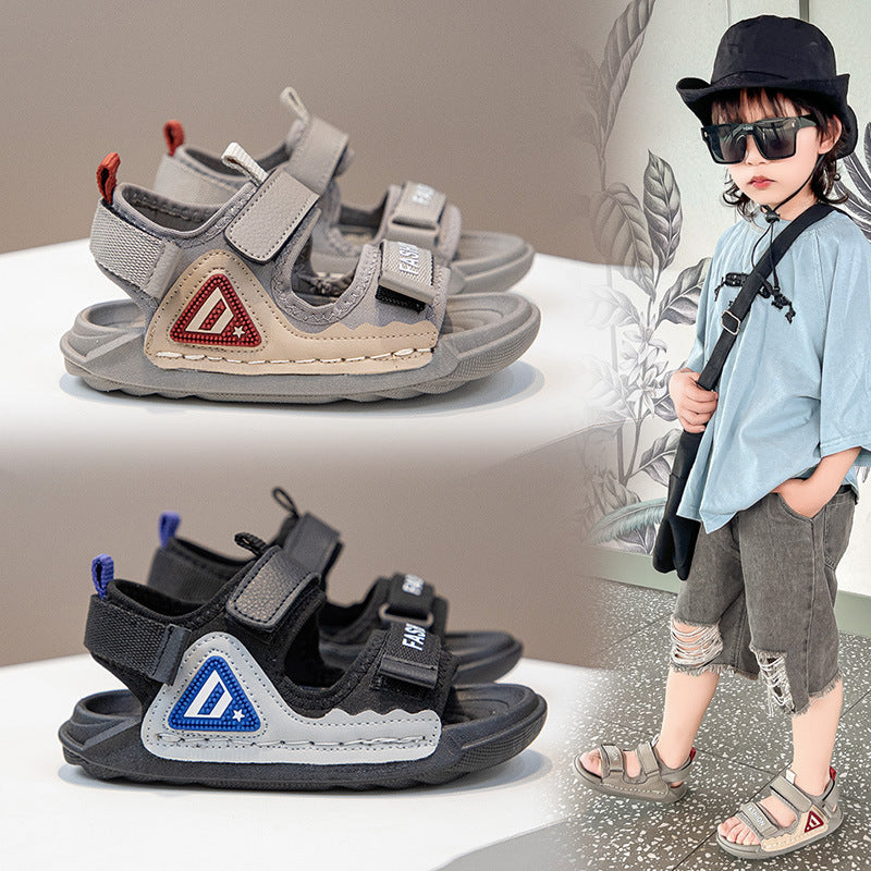 [381291 Size 26-36] - Sepatu Sandal Sporty Shoes Trendi Fashion Anak Laki-Laki Cowok - Motif Mix Color - BABYHOKI STORE