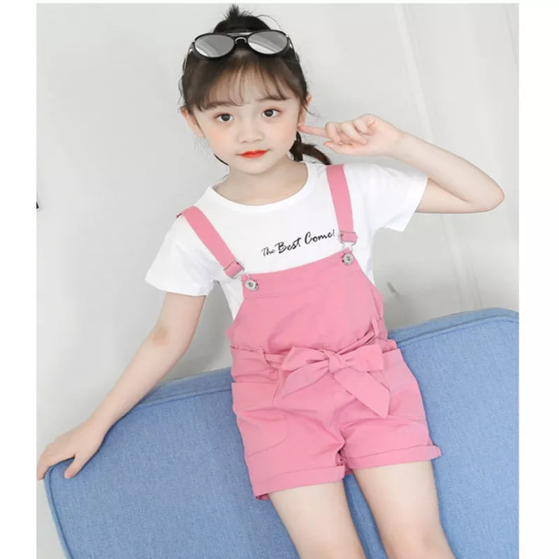 CLEARANCE SALE [Setelan Pendek] 1 Tahun BB 5-7kg One Set Anak Cewek Perempuan - DLL