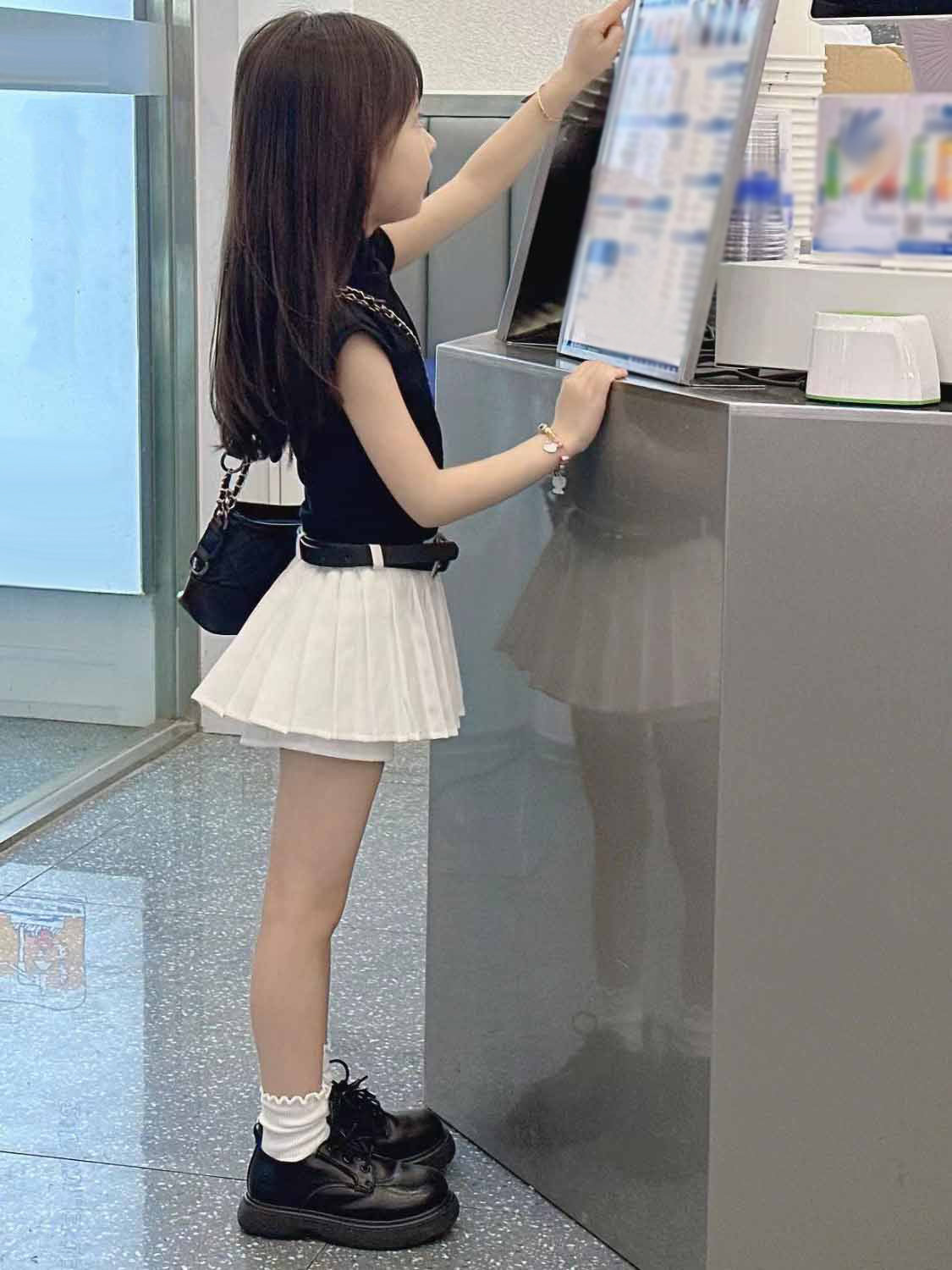 [5071032] - Setelan Baju Kutung Bawahan Rok Fashion Anak Perempuan - Motif Casual Plain