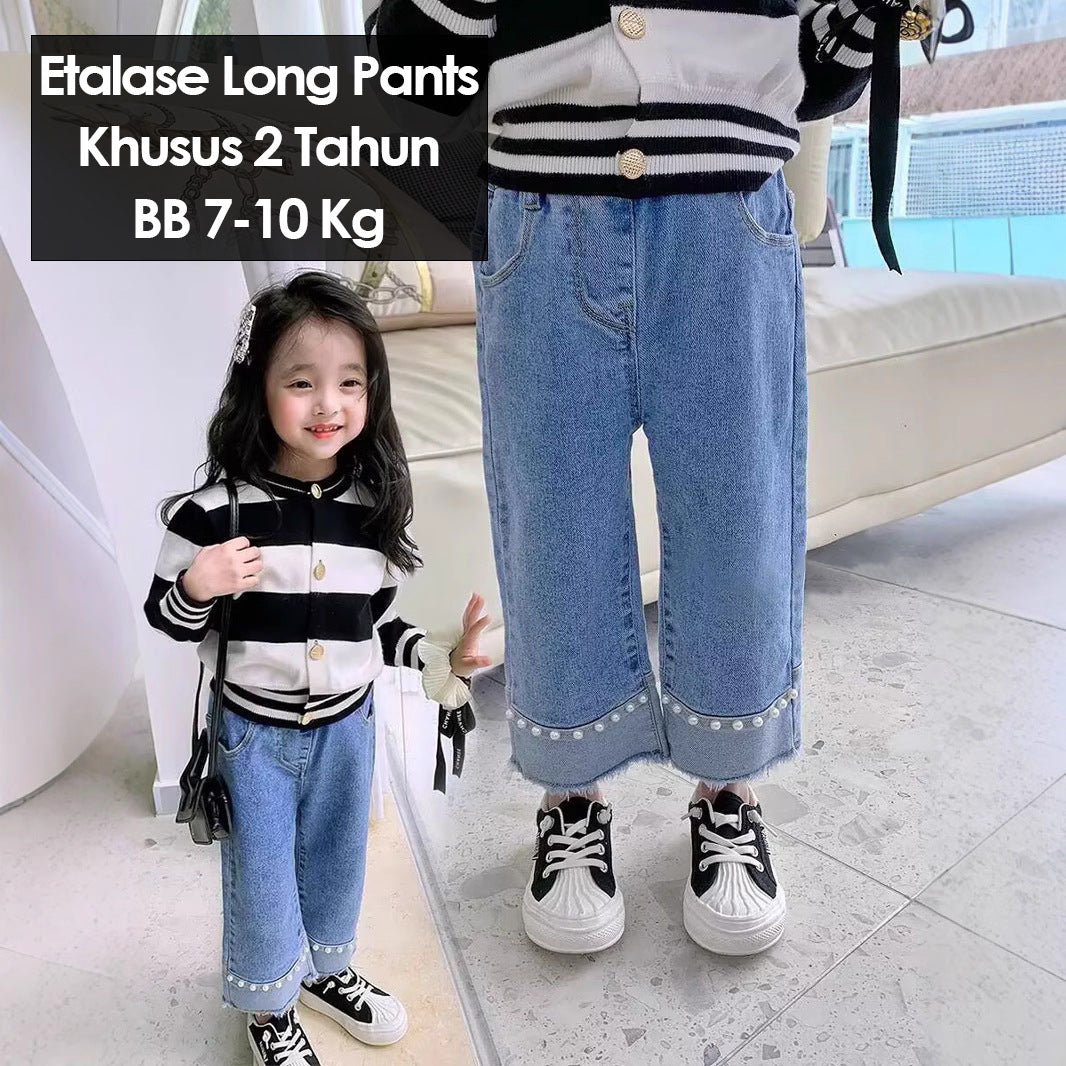 CLEARANCE SALE [Long Pants] 2 Tahun BB 7-10kg Bawahan Celana Panjang Anak Perempuan - BWHLP