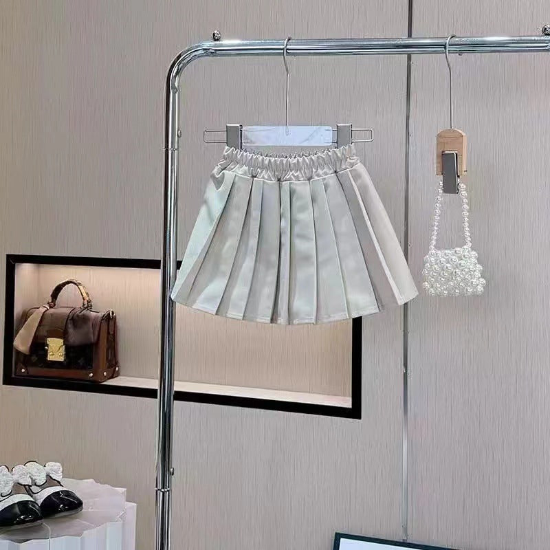 [5071082] - One Set 2in1 Baju Setelan Atasan Rompi Lengan Kutung Bawahan Celana Rok Pendek Plisket Fashion Anak Perempuan Cewek - Motif Floral 3D - BABYHOKI STORE