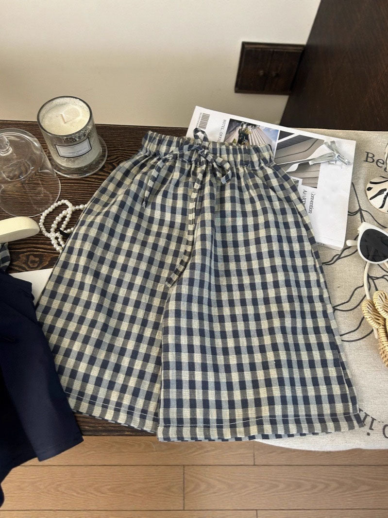 [5071142] - One Set 2in1 Baju Setelan Summer Outfit Atasan Lengan Kutung Bawahan Celana Panjang Comfort Fashion Style Anak Perempuan Cewek - Motif Top Cute Bow - BABYHOKI STORE