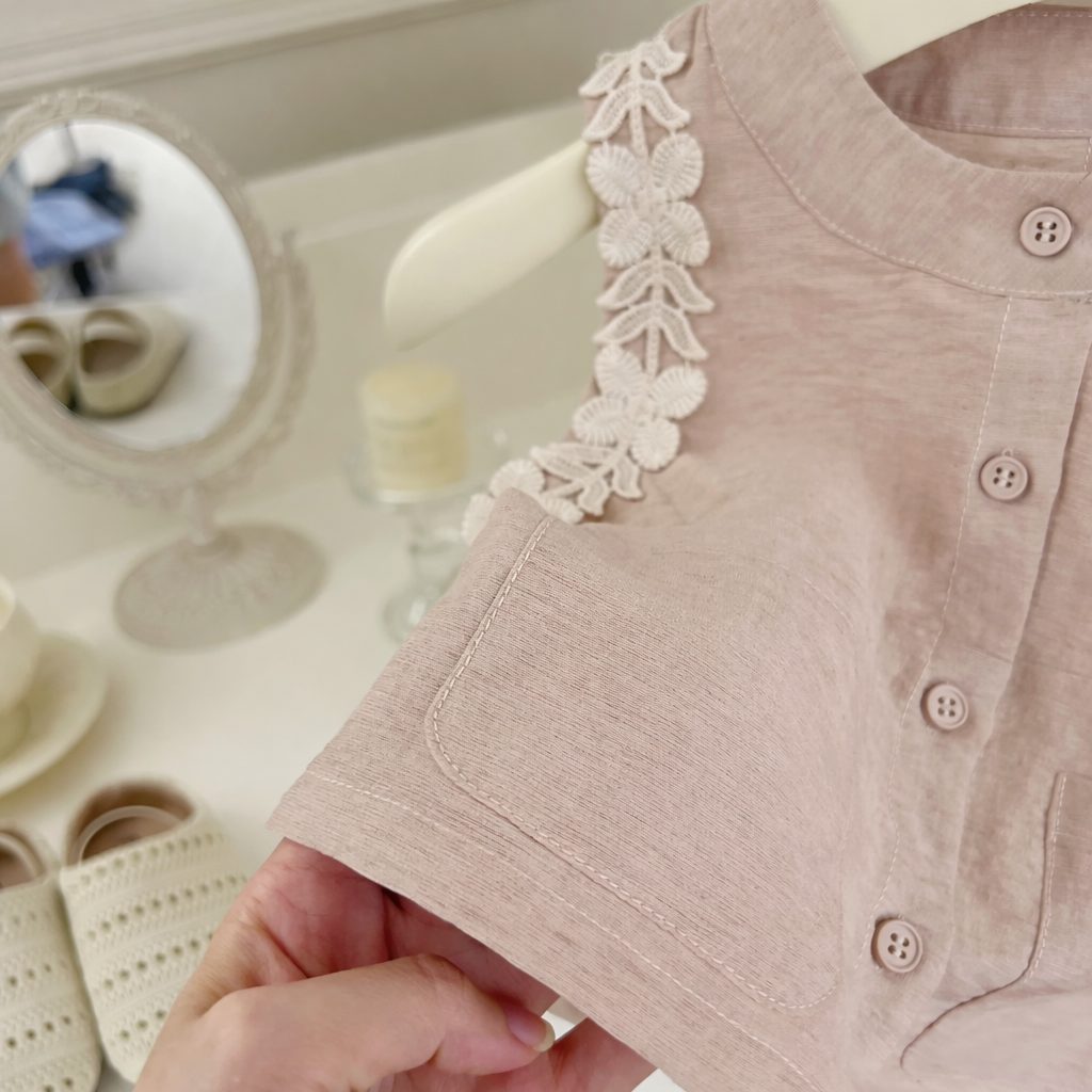 [5071146] - One Set 2in1 Baju Setelan Summer Suit Atasan Lengan Kutung Bawahan Celana Pendek Korean Version Style Anak Perempuan Cewek - Motif Floral - BABYHOKI STORE