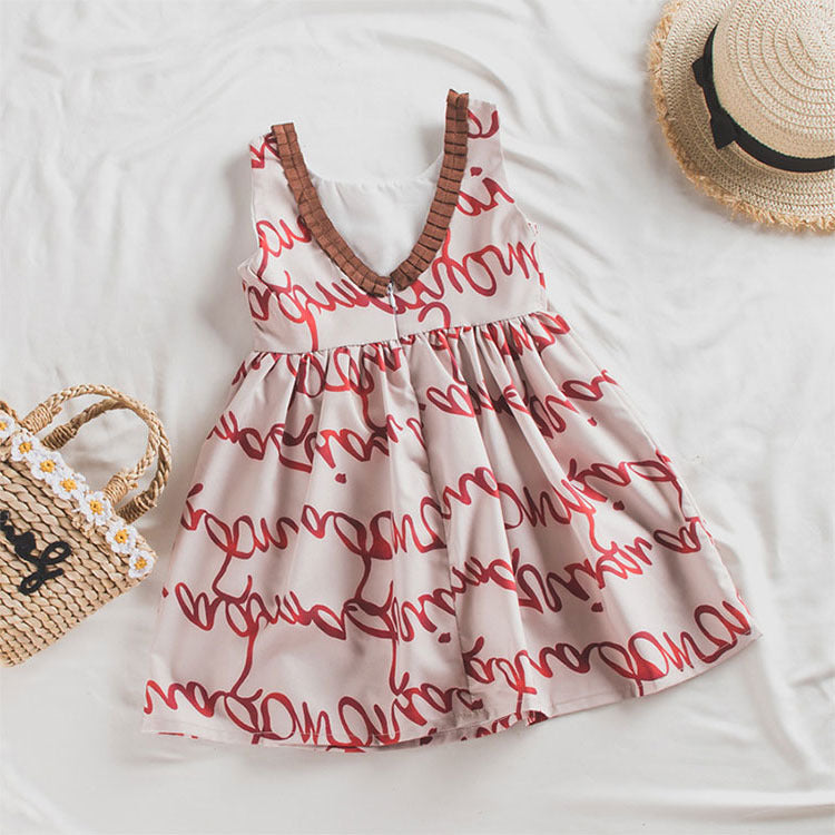 CLEARANCE SALE [Dress Lengan Kutung] 4 Tahun BB 14-18kg Gaun Anak Cewek Perempuan