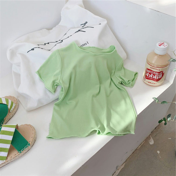 CLEARANCE SALE [Kaos Lengan Pendek] 2 Tahun BB 7-10Kg Baju Atasan T-shirt Lengan Kutung Anak Cewek Perempuan