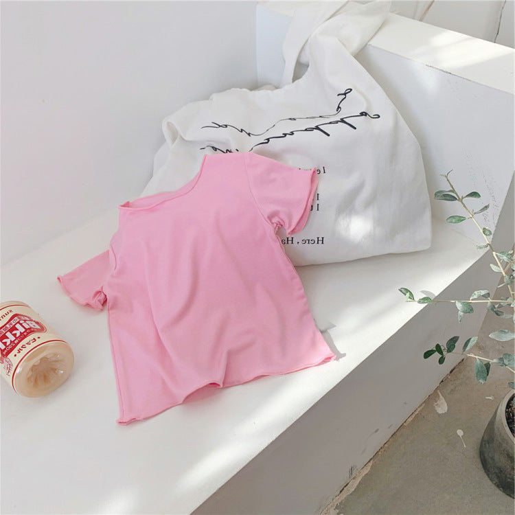 CLEARANCE SALE [Kaos Lengan Pendek] 4 Tahun BB 14-18Kg Baju Atasan T-shirt Lengan Kutung Anak Cewek Perempuan