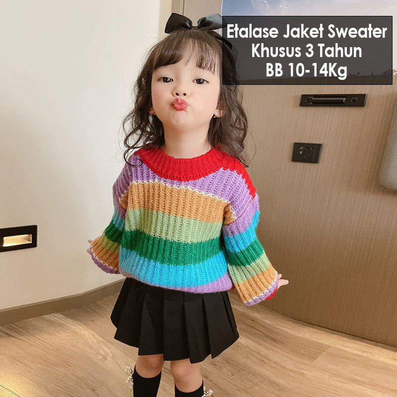 CLEARANCE SALE [Jaket Sweater] 3 Tahun BB 10-14Kg Baju Atasan Anak Cewek Perempuan