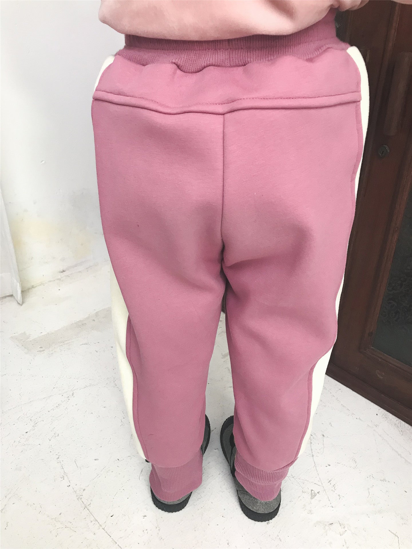 [507759] - Bawahan Celana Panjang Jogger Fashion Anak Perempuan - Motif Side Outline