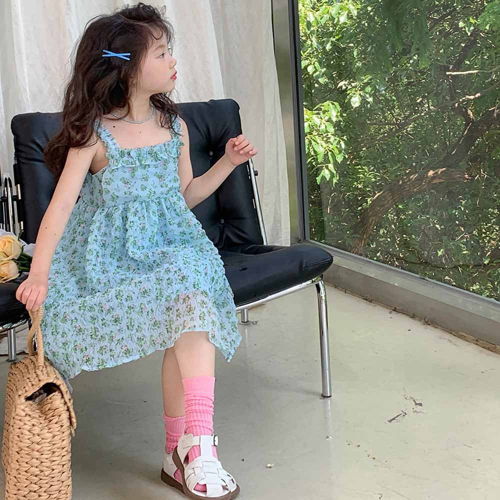 CLEARANCE SALE [Dress Lengan Kutung] 6 Tahun BB 22-26kg Gaun Anak Cewek Perempuan