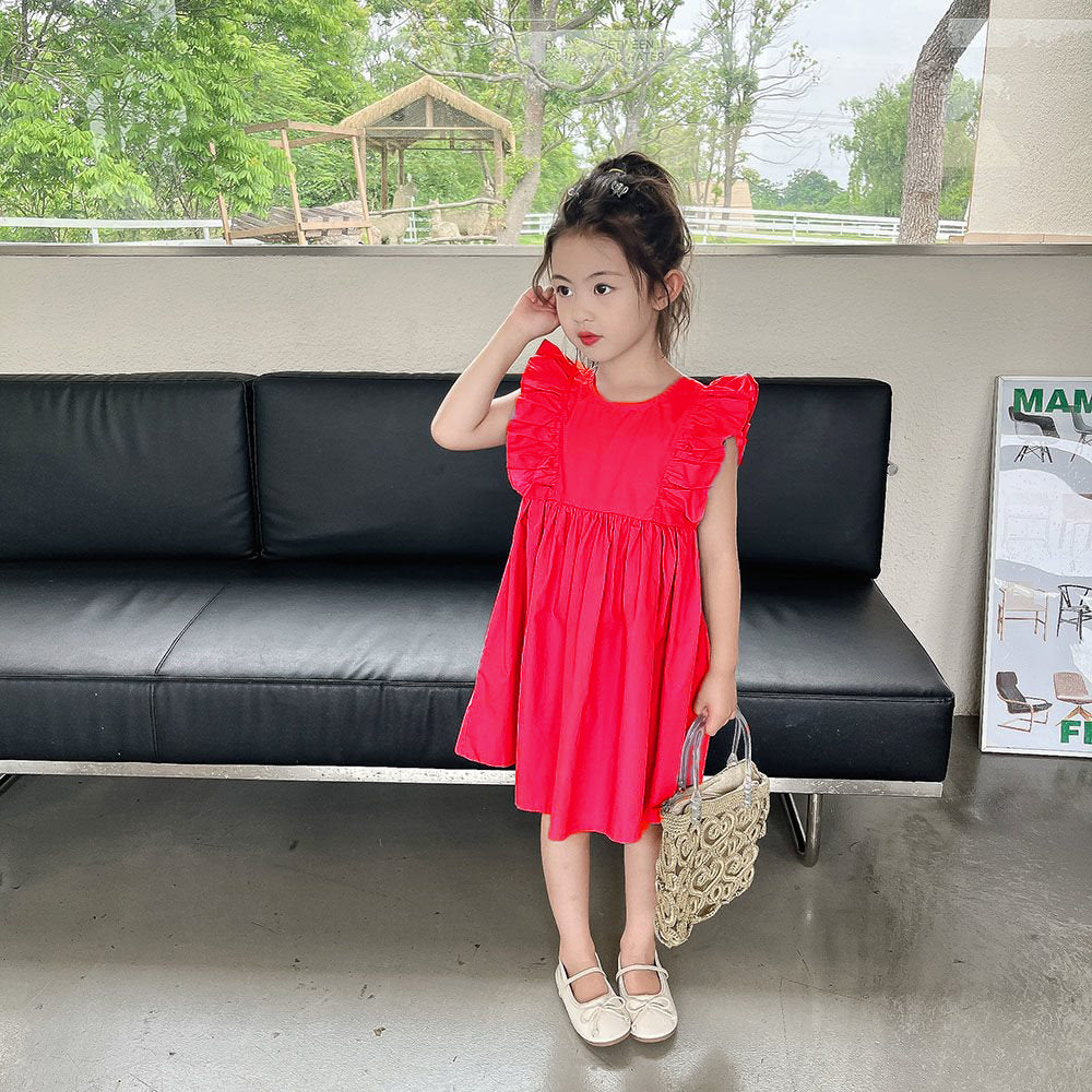 CLEARANCE SALE [Dress Lengan Kutung] 2 Tahun BB 7-10Kg Gaun Anak Cewek Perempuan