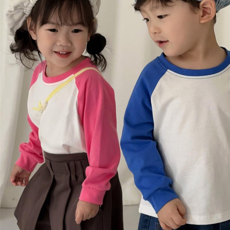 [507S117] - Baju Atasan Lengan Panjang Anak Cowok dan Cewek Unisex - Motif Side Color