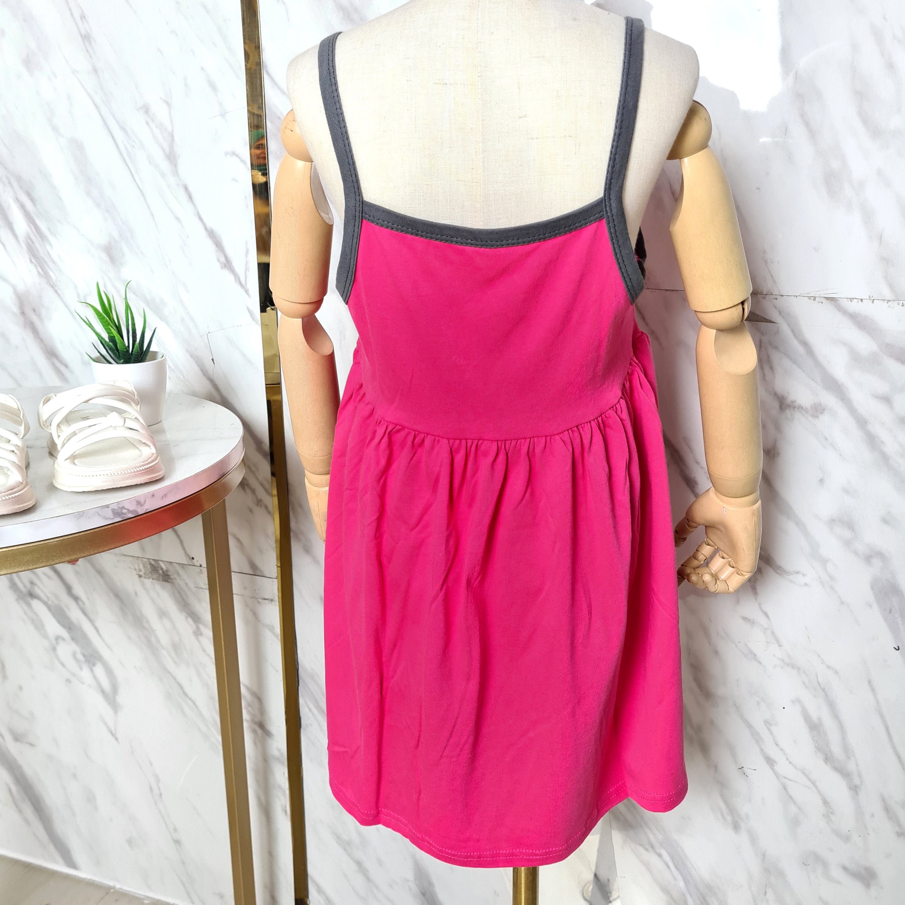 [507S184] - Baju Dress Tanpa Lengan Fashion Anak Perempuan - Motif Cali Original