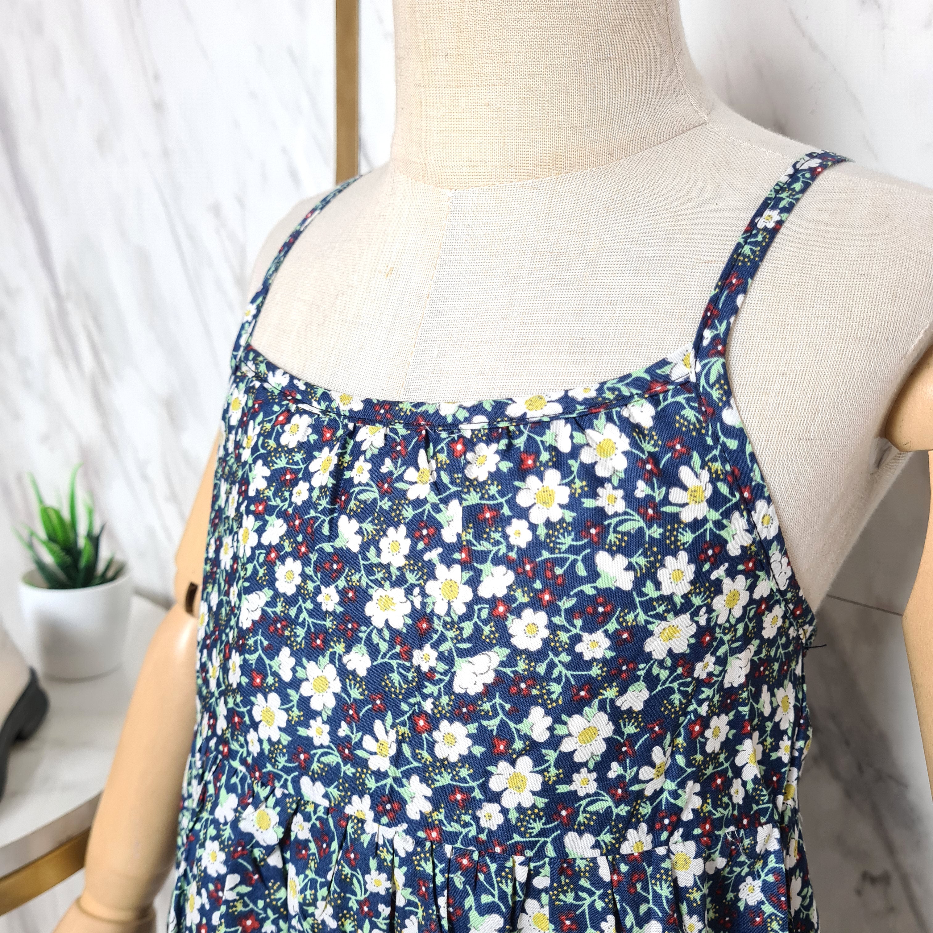 [507S1121] - Baju Dress Kutung Fashion Anak Perempuan - Flower Bed