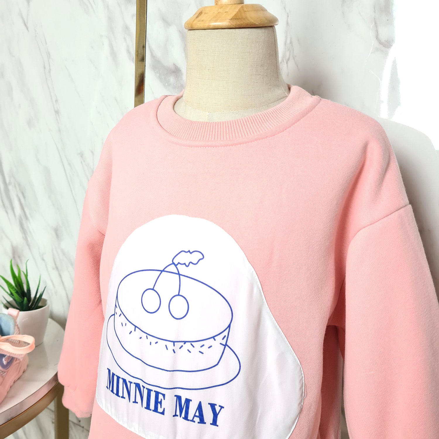 [507S141] - Baju Atasan Sweater Lengan Panjang Anak Perempuan - Motif Mini May