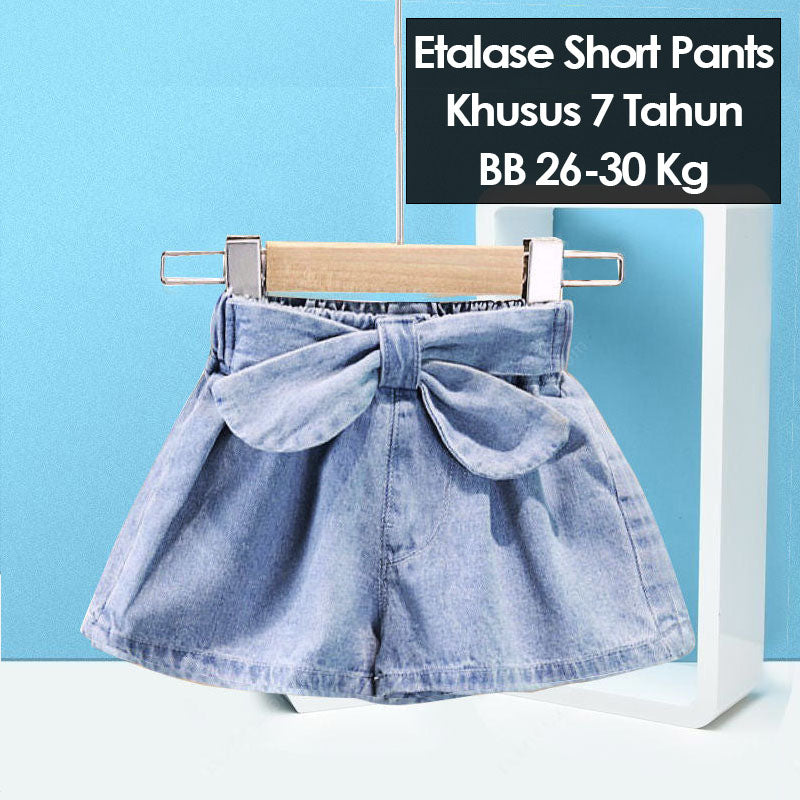 CLEARANCE SALE [Short Pants] 7 Tahun BB 26-30kg Bawahan Celana Pendek Anak Perempuan - BWHSP