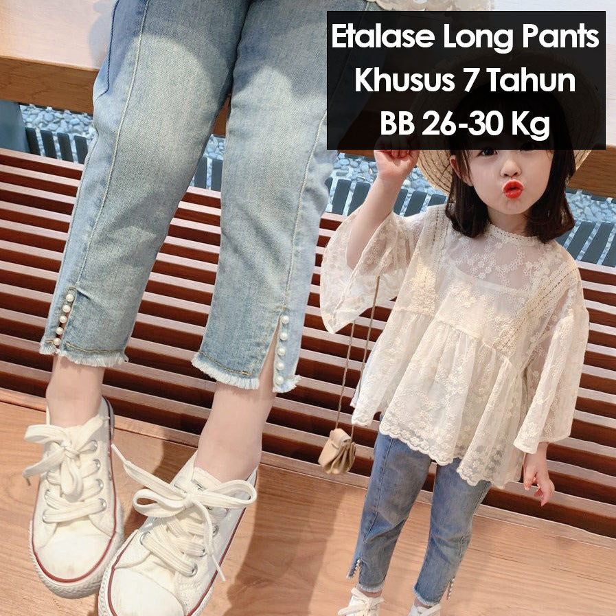 CLEARANCE SALE [Long Pants] 7 Tahun BB 26-30kg Bawahan Celana Panjang Anak Perempuan - BWHLP