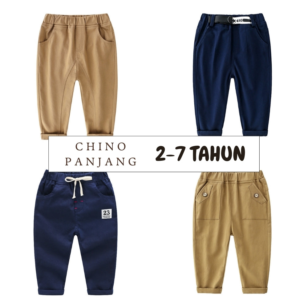 Celana Chino Panjang [513-BB105] - Bawahan Fashionable Anak Laki Laki Cowok - BABYHOKI STORE