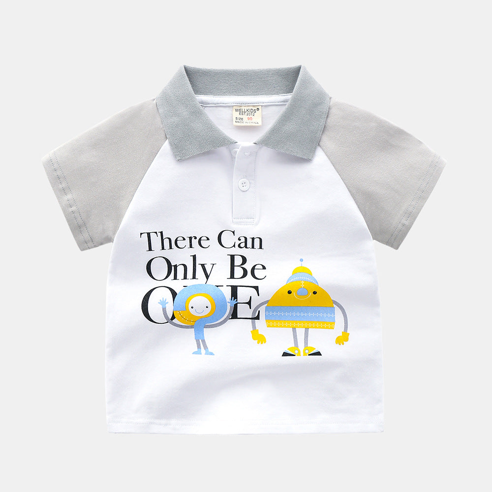 Polo [513-BT104] - Baju Atasan Polo Berkerah Lengan Pendek & Panjang Fashionable Anak Laki Laki Cowok - BABYHOKI STORE