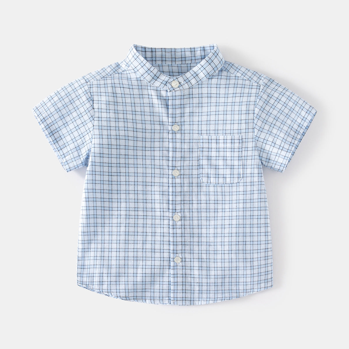 Kemeja Pendek Koko [513-BT106] - Baju Atasan Berkerah Shanghai Imlek Lebaran Cheongsam Lengan Pendek Fashionable Anak Laki Laki Cowok Bermotif - BABYHOKI STORE