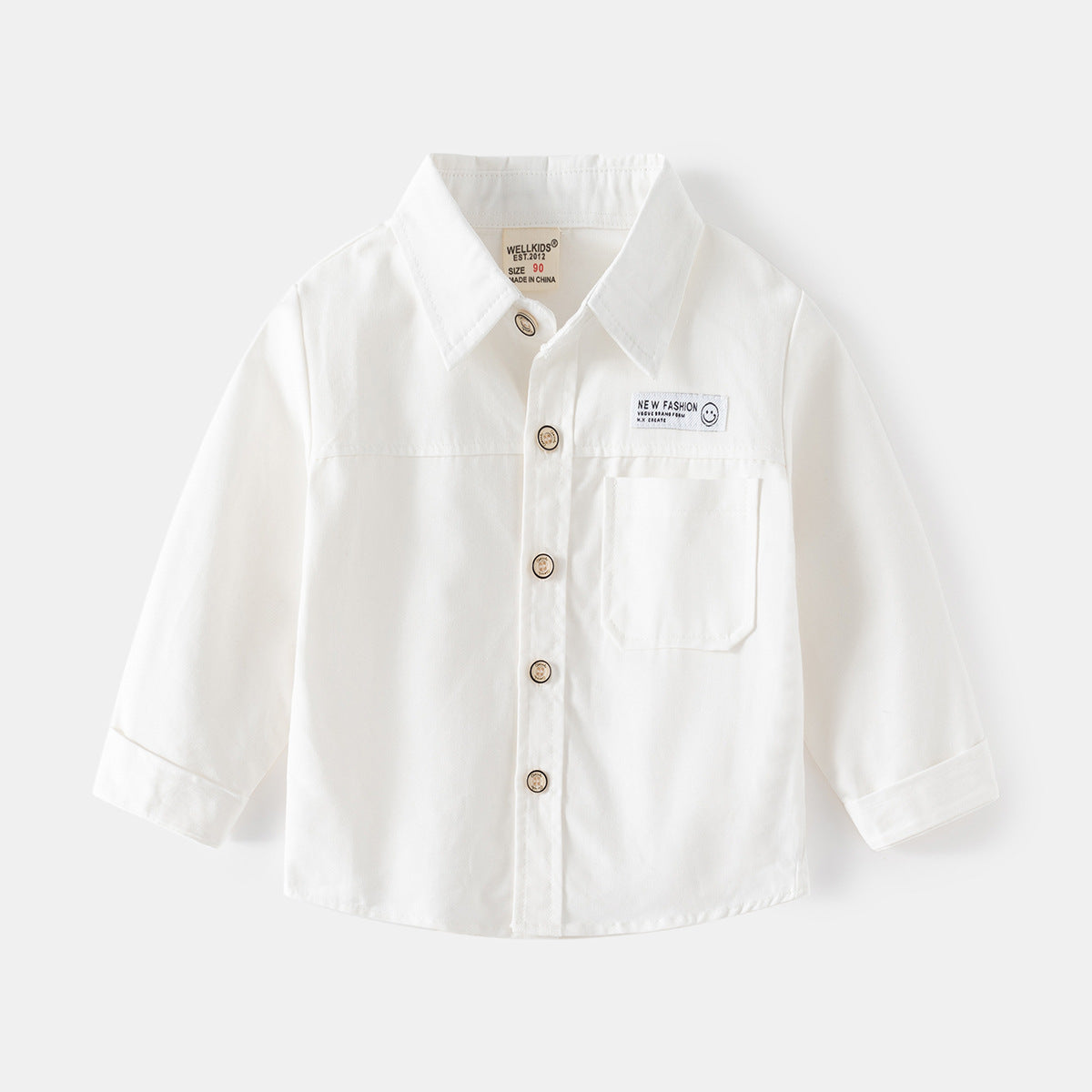 Kemeja Panjang [513-BT107] - Baju Atasan Berkerah Lengan Panjang Fashionable Anak Laki Laki Cowok Bermotif - BABYHOKI STORE