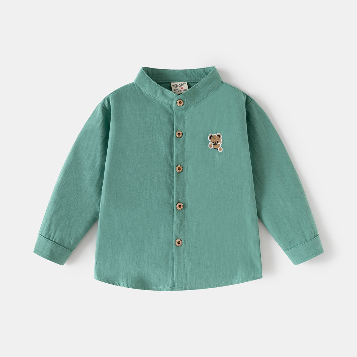 Kemeja Panjang Koko [513-BT109] - Baju Atasan Berkerah Shanghai Imlek Cheongsam Lebaran Lengan Panjang Fashionable Anak Laki Laki Cowok Bermotif - BABYHOKI STORE - BABYHOKI STORE