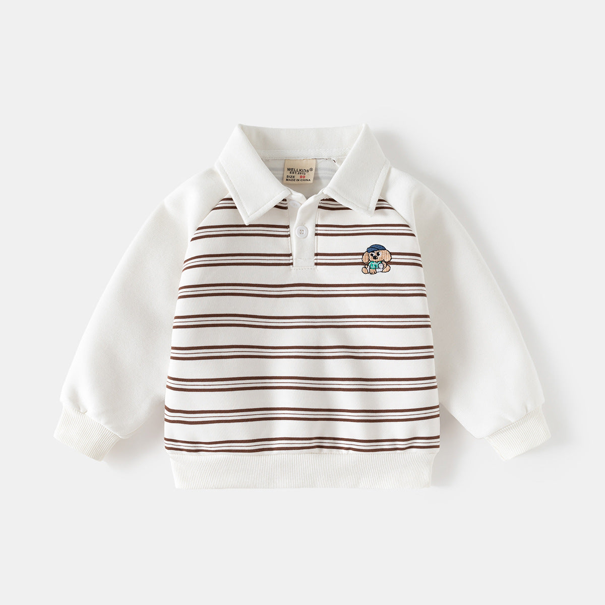 Sweater Kerah Polo [513-BT111] - Baju Atasan Outerwear Lengan Panjang Fashionable Anak Laki Laki Cowok Bermotif Mix Random - BABYHOKI STORE