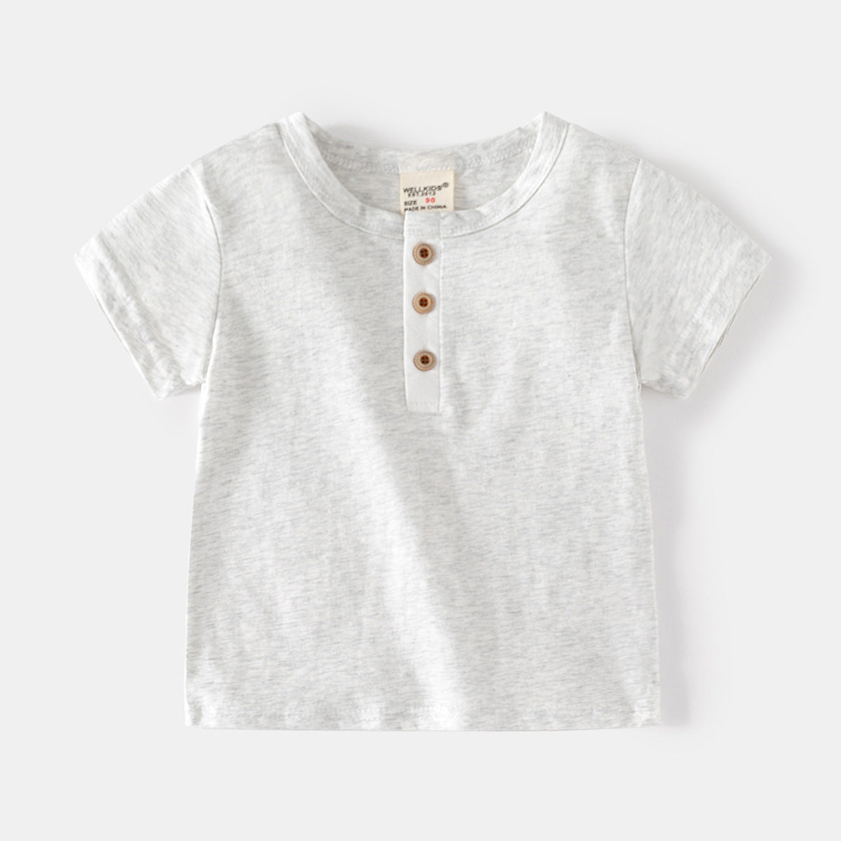 [5131021] - Baju Atasan Kaos Kancing Fashion Anak Laki-Laki - Motif Small Texture