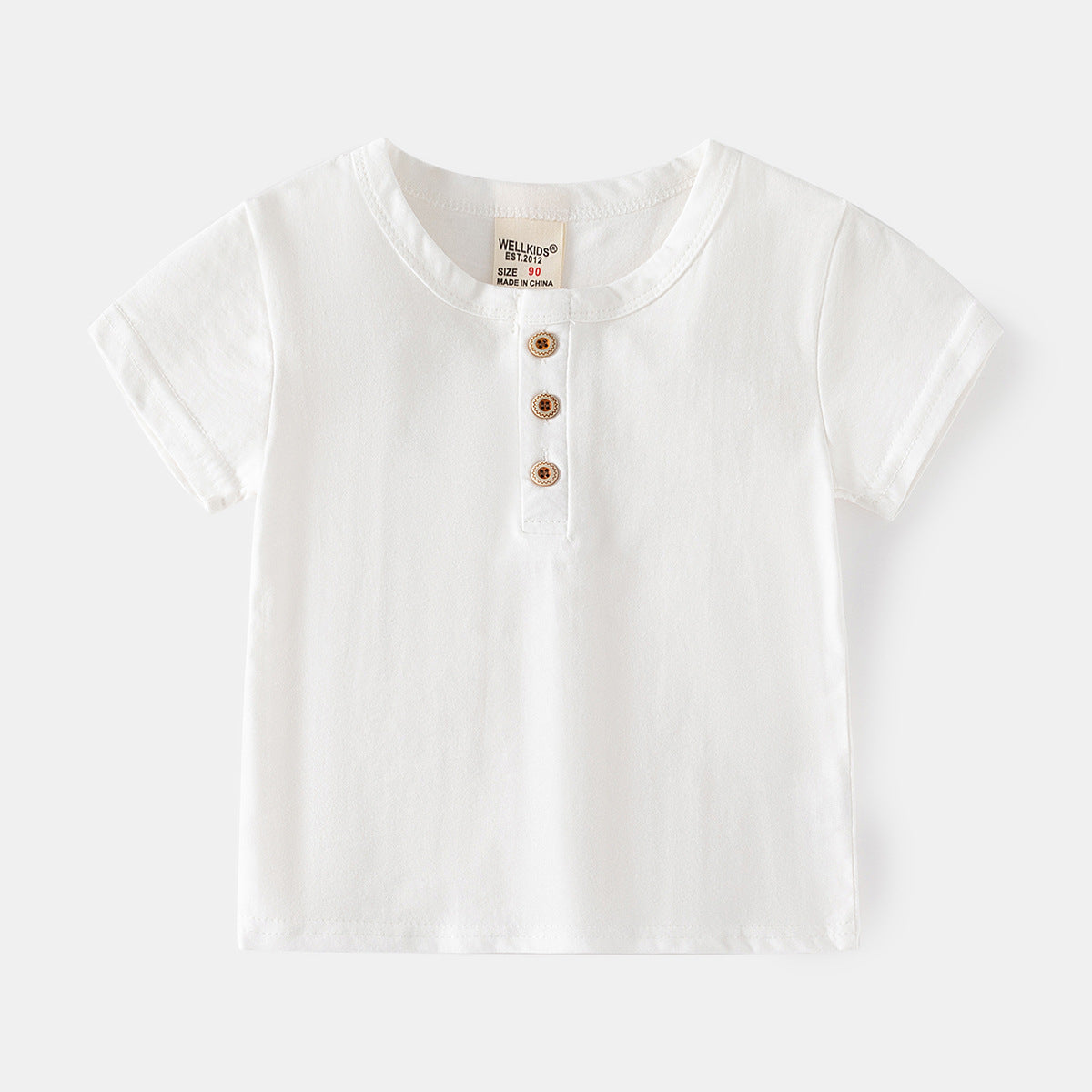 [5131021] - Baju Atasan Kaos Kancing Fashion Anak Laki-Laki - Motif Small Texture