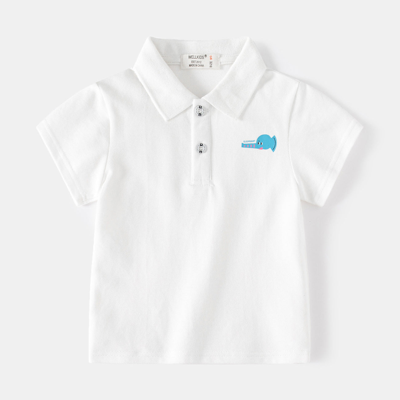 [5131028] - Baju Atasan Kaos Kerah Polo Fashion Import Anak Laki-Laki - Motif Elephant Head