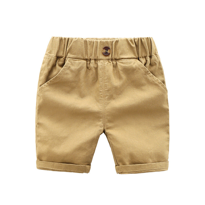 [5131030] - Bawahan Celana Pendek Chino Fashion Anak Laki-Laki - Motif Plain Clean