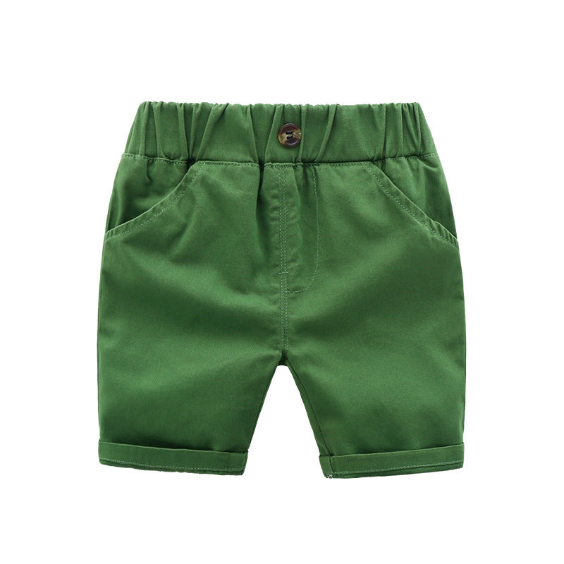 [5131030] - Bawahan Celana Pendek Chino Fashion Anak Laki-Laki - Motif Plain Clean