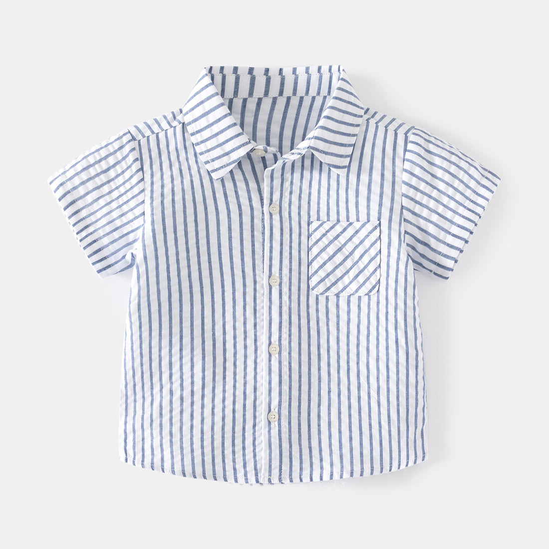 [5131036] - Baju Atasan Kemeja Garis-Garis Fashion Import Anak Laki-laki - Motif Direction Line