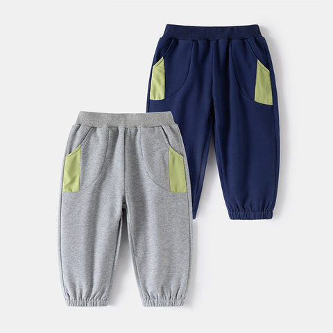 [5131124] - Bawahan Celana Panjang Jogger Fashionable Anak Laki Laki Cowok - Motif Basic Solid Color - BABYHOKI STORE - BABYHOKI STORE