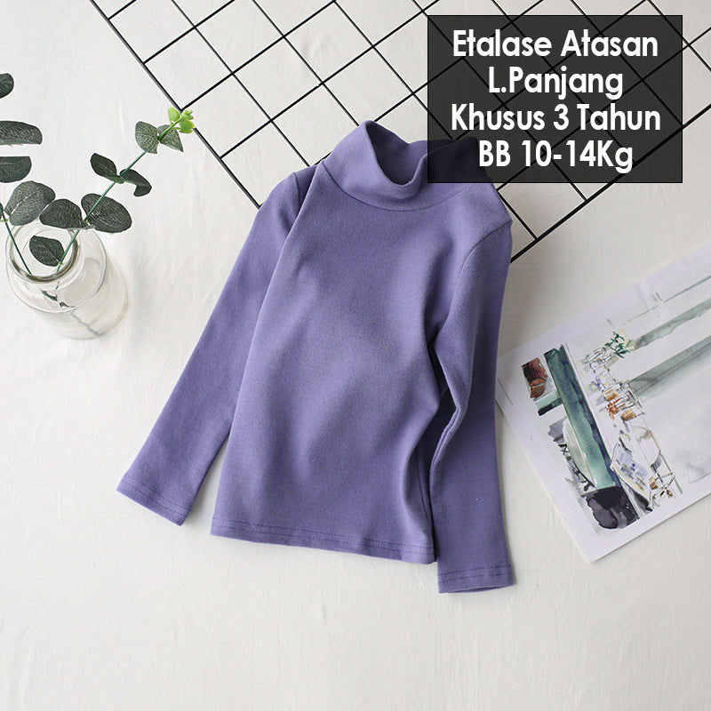 CLEARANCE SALE [Kaos Lengan Panjang] 3 Tahun BB 10-14kg Baju Atasan T-shirt Anak Cewek Perempuan