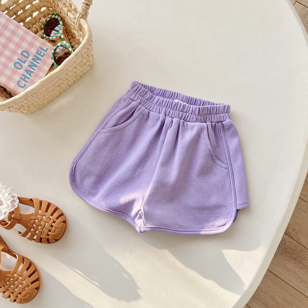 [602122] - Bawahan Celana Pendek Shorts Polos Anak Perempuan Fashion - Motif Simple Plain