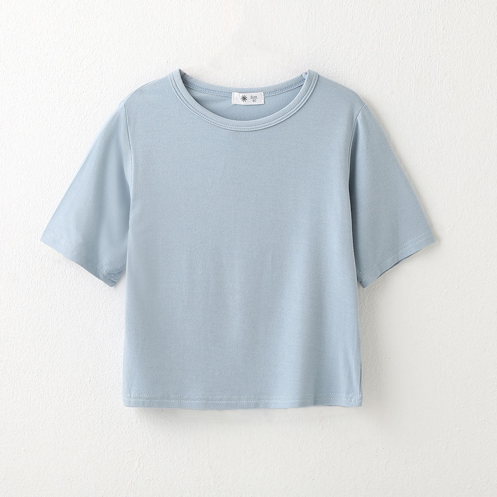 [602124] - Baju Atasan Kaos Baju Lengan Pendek Anak Perempuan Fashion - Motif Neat Casual