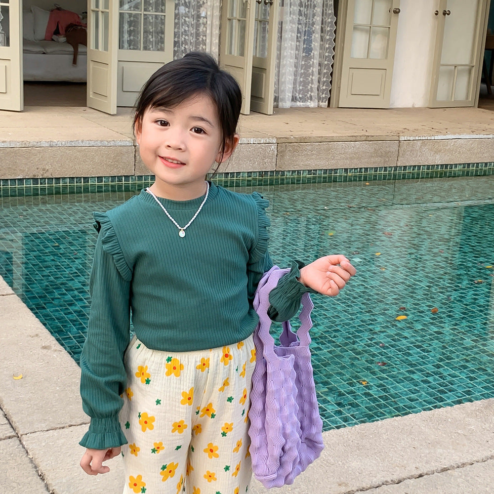 CLEARANCE SALE [Kaos Lengan Panjang] 2 Tahun BB 7-10kg Baju Atasan T-shirt Anak Cewek Perempuan