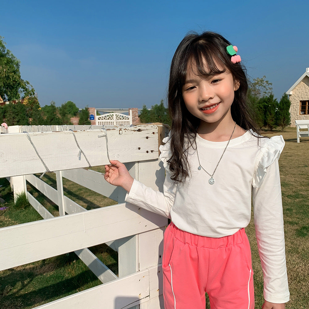 [602153] - Baju Atasan Blouse Lengan Panjang Anak Perempuan Fashion - Motif Calm Side
