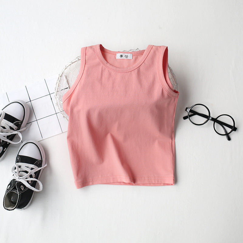 [602154] - Baju Santai Atasan Kutung Anak Perempuan Fashion - Motif Thick Line