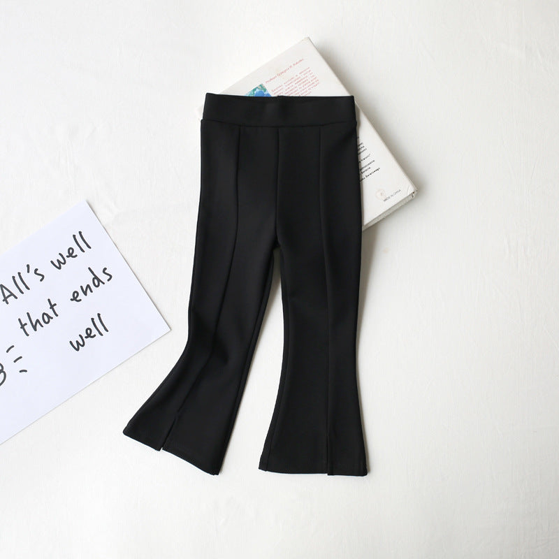 [602156] - Bawahan Celana Panjang Legging Kulot Anak Perempuan Fashion Import - Motif Neat Plain